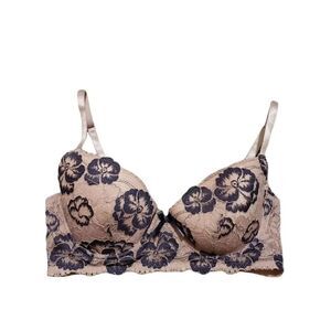 Jessica Simpson Bush up Padded Pink/PurpleFloral bra 34C